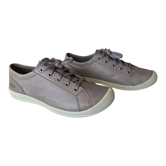 KEEN Lorelei Leather Sneakers, Women's 7.5 Shoes - Picture 3 of 8